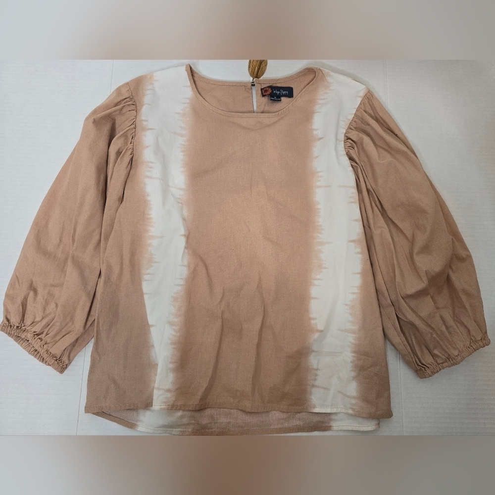 Indigo Poppy Blouse